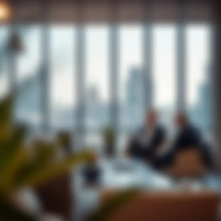 Investors analyzing market trends in a contemporary setting.