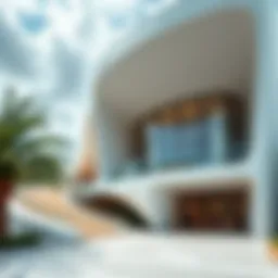 Artistic depiction of the Museum of the Future's exterior
