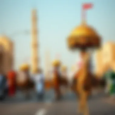Vibrant parades showcasing Emirati culture and heritage