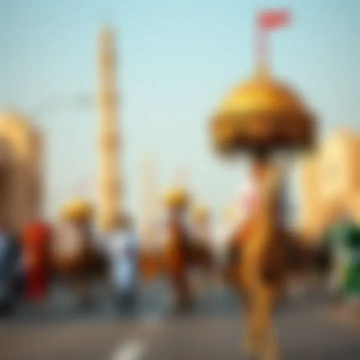 Vibrant parades showcasing Emirati culture and heritage