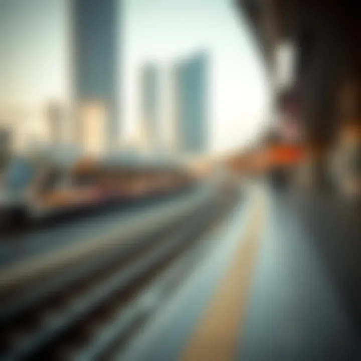 Route Overview: Burjuman to Stadium Map showcasing the route from Burjuman to Stadium