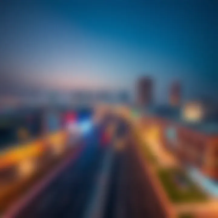 Exploring the Vibrant Stadium Area Panoramic view of the Stadium area