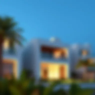 Modern architectural designs of properties in Palm West