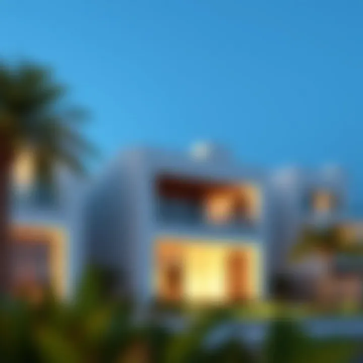 Modern architectural designs of properties in Palm West