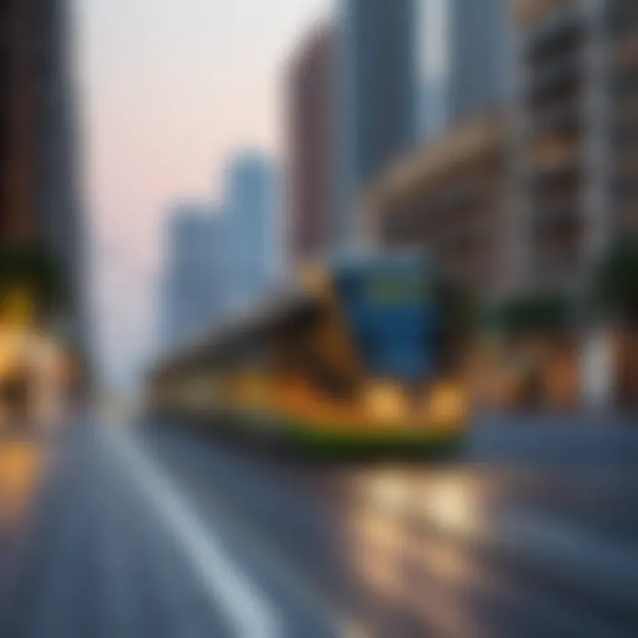 Overview of the real estate impact due to the tram network