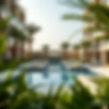 Amenities at Neva Residences Amenities at Neva Residences including a pool and garden