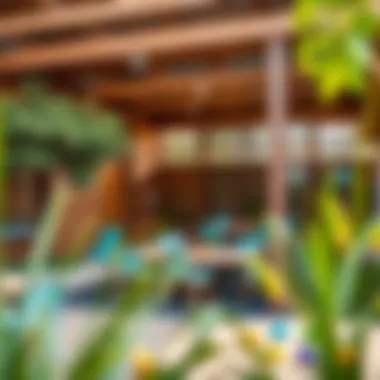 Outdoor Learning Space at a Nursery Outdoor learning space in a nursery