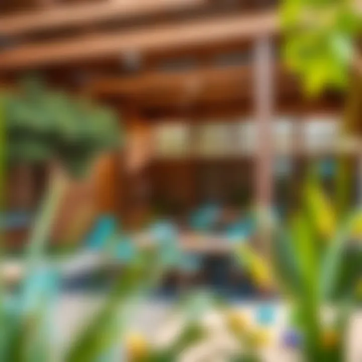 Outdoor Learning Space at a Nursery Outdoor learning space in a nursery