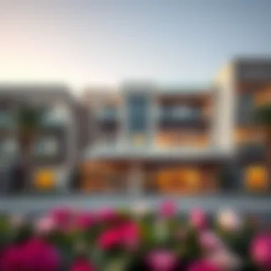 Stunning Exterior Architecture of Palace Residences Elegant exterior view of the Palace Residences showcasing modern architecture