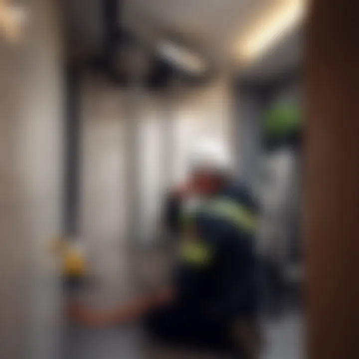 Plumbing maintenance in a modern Dubai home