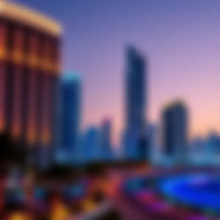 Modern Dubai skyline showcasing luxury rental apartments