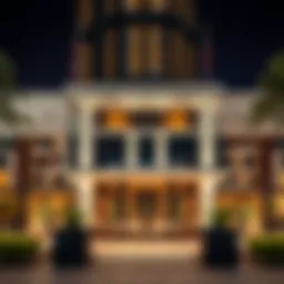 Stunning exterior view of Rove Hotel Jebel Ali showcasing modern architecture