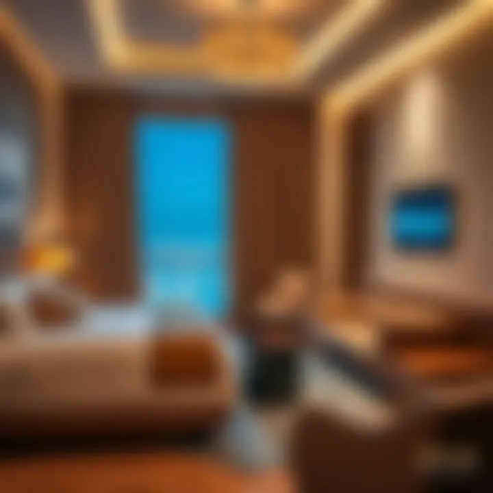 Inviting guest room designed for comfort and relaxation at Rove Hotel Jebel Ali