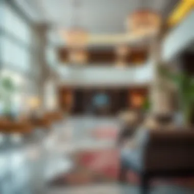 Charming lobby area reflecting the contemporary vibe of Rove Hotel Jebel Ali