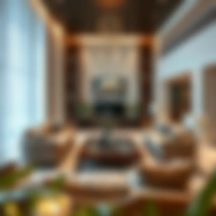 Luxurious Living Room at Royal Bay Luxurious living room interior highlighting comfort and style