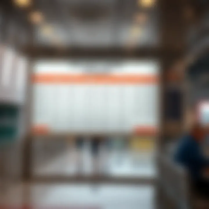 RTA Ferry Schedule Board