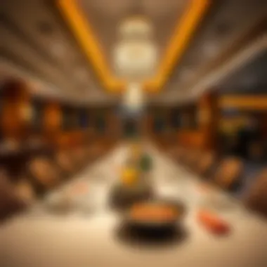 Dining area within Saffron Boutique Hotel featuring exquisite culinary offerings