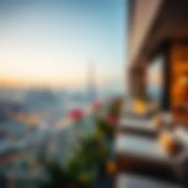 Dubai Skyline - A Perfect Urban Retreat Beautiful view of Dubai skyline from spa