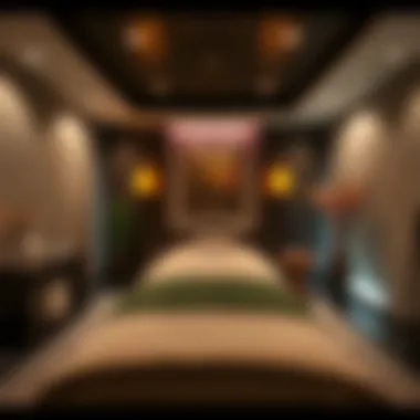Luxurious Massage Room - Relaxation Awaits Luxurious massage room setup