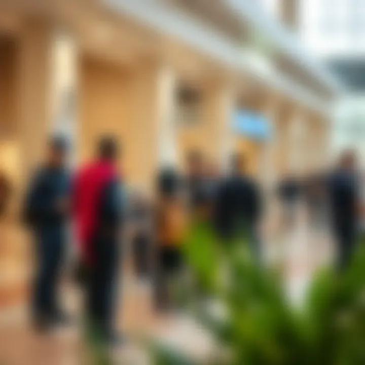 Community Engagement at Smart Police Station Community engagement activities conducted at a Smart Police Station in Dubai