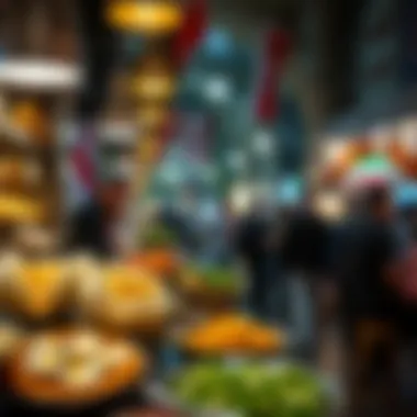 Culinary Essence of Souk Deira Culinary delights on offer at a local eatery in Souk Deira