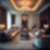 Elegant Living Space at St. Regis Luxurious living room in St. Regis The Residences showcasing elegant design