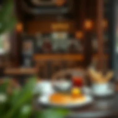 An inviting breakfast setting at a popular Dubai café