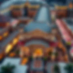 Aerial view of the Grand Market showcasing its architectural grandeur