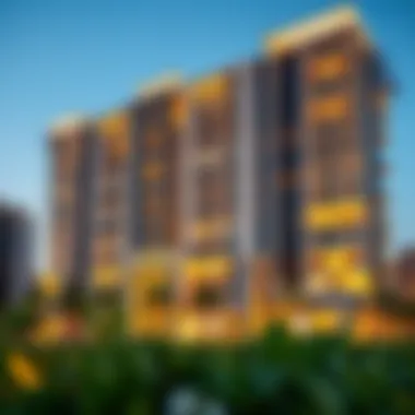 Luxurious residential building in Dubai