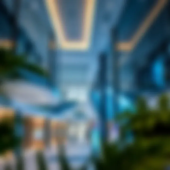 Modern commercial property with innovative architecture in Dubai