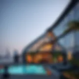 Contemporary Glasshouse Design in Dubai Stunning glasshouse architecture in Dubai skyline