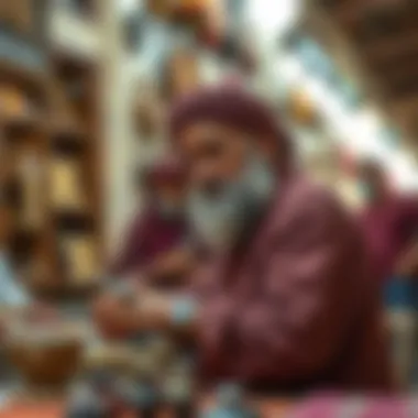 Artisans at Work in Spring Souk Artisans showcasing their handmade creations