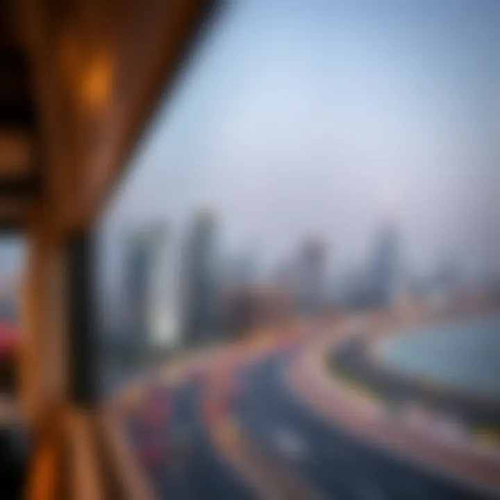 Scenic view of the Abu Dhabi skyline