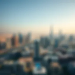 Aerial view of Dubai's skyline showcasing various properties.