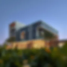 Architectural design of برج المروة ٣ showcasing its modern features