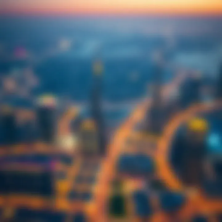 Overview of Dubai skyline representing the real estate market