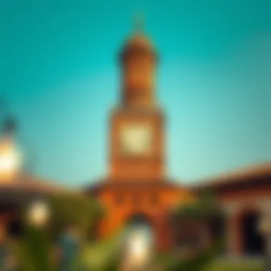 Cultural Motifs in the Design of دوار الساعة The intricacies of the clock tower's design highlighting cultural motifs