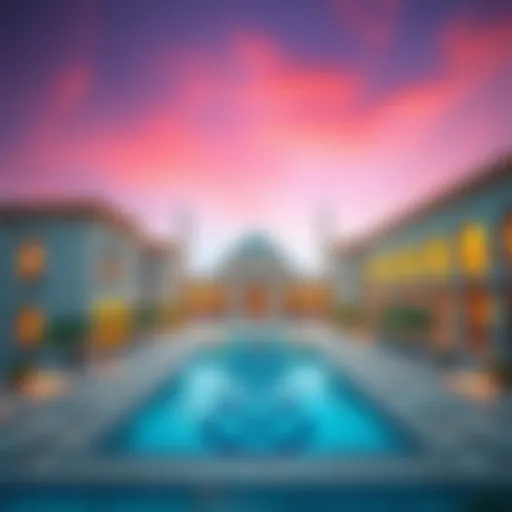 Architectural Grandeur of دوار الساعة A panoramic view of دوار الساعة showcasing its architectural grandeur