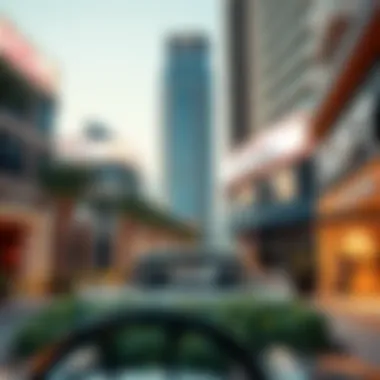 Dubai's Real Estate Market A bustling real estate market with modern properties