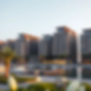 Stylish architectural design of Marina Vista's residential buildings