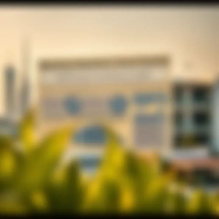 Infographic on government regulations affecting mortgage down payments in Dubai