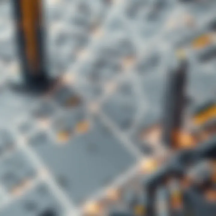 Map highlighting key areas for real estate investment in Dubai