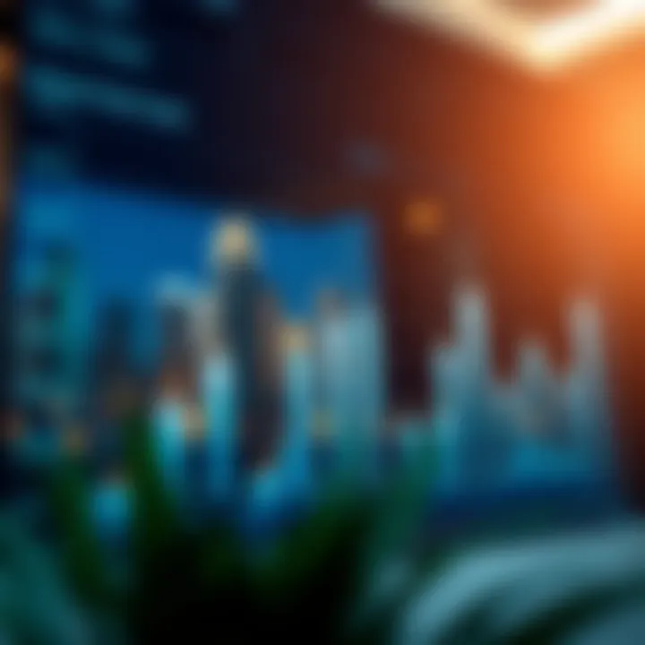 A graph displaying market trends in Dubai's real estate sector