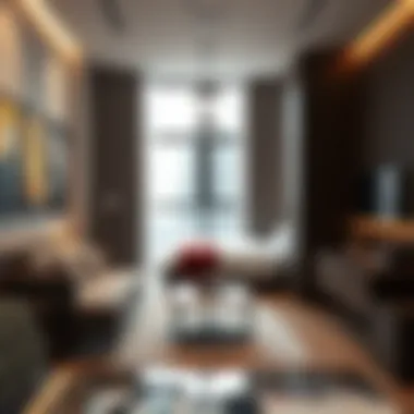 Modern Design in Dubai Studio Apartments Contemporary studio apartment interior showcasing space efficiency