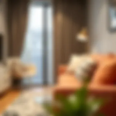 Functional and Stylish Furniture for Studios Close-up of stylish furniture in a compact studio apartment