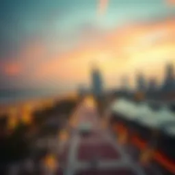 Visual representation of GCC countries highlighting tourism hotspots