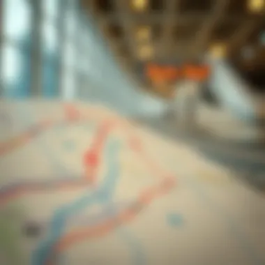 Map highlighting the routes of the Union Railway Project across emirates