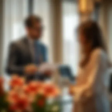 Expert Guidance in Property Transactions Consultation between a buyer and real estate expert