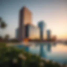 Exterior view of Zabeel One Tower showcasing its modern architecture