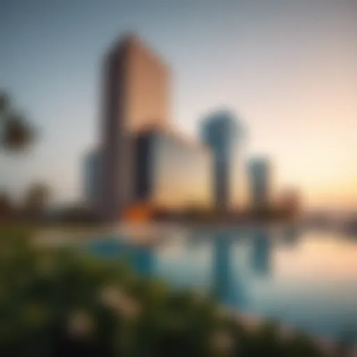 Exterior view of Zabeel One Tower showcasing its modern architecture